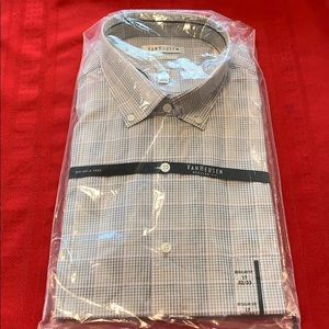 Van Heusen Shirt Regular Fit Size 17 32/33 New